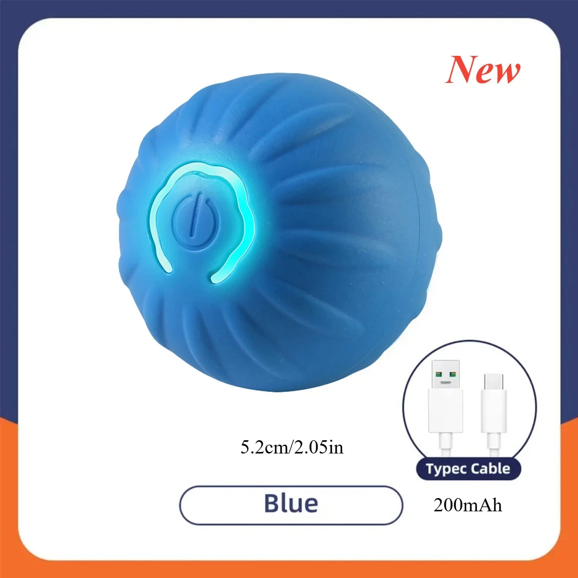 Interactive Self-Rolling Dog Toy