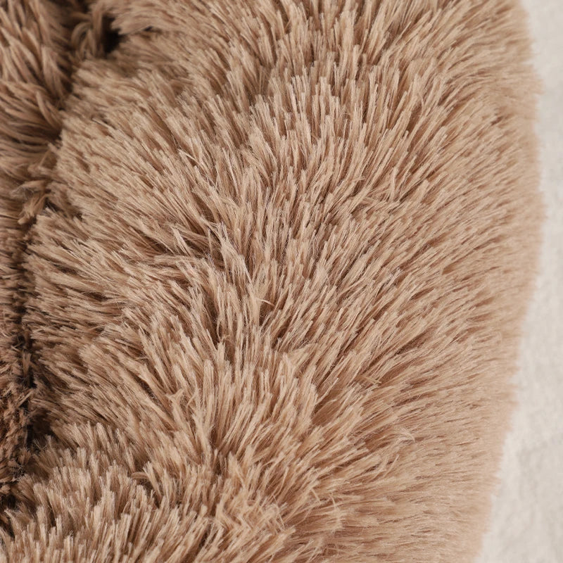 Fluffy Pet Bed – Soft Sofa-Style Basket for Dogs, Cats & Puppies