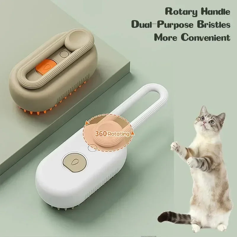 3-in-1 Electric Pet Grooming Brush