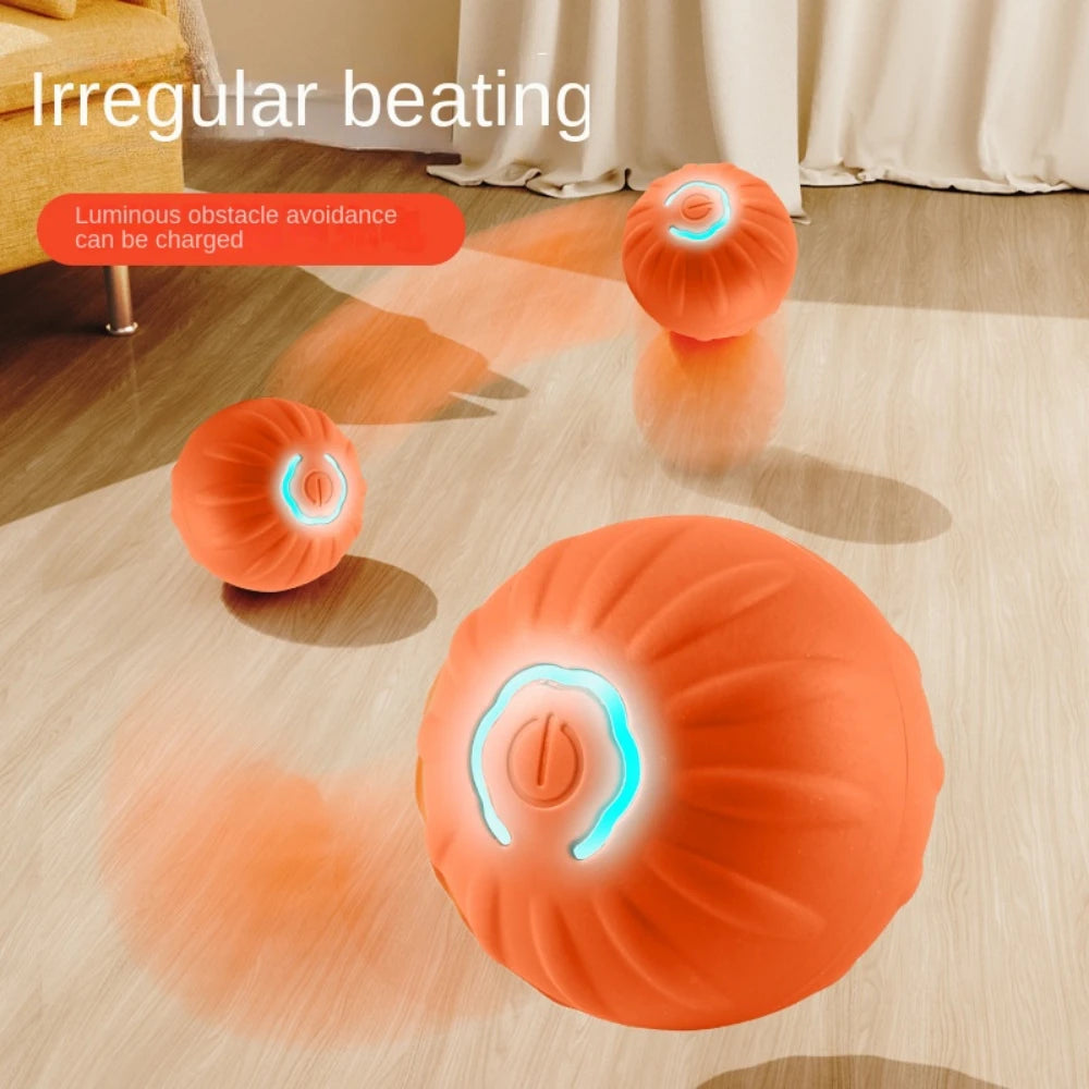 Interactive Self-Rolling Dog Toy
