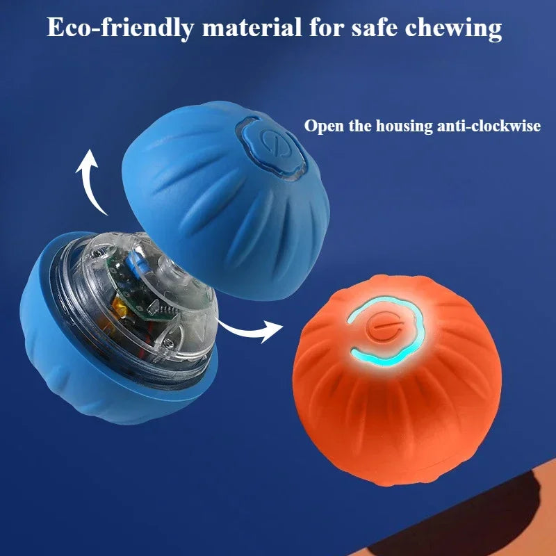 Interactive Self-Rolling Dog Toy