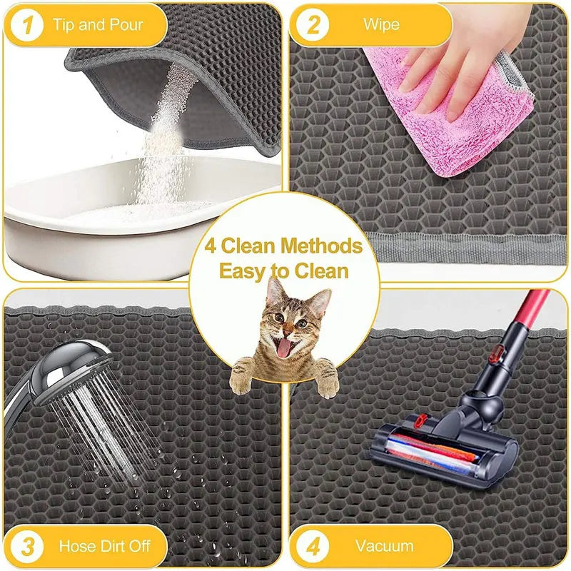 Waterproof Double-Layer Cat Litter Mat