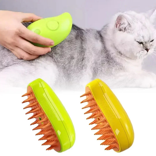 Kupingo™ Cat Steam Brush 3 in 1 Electric Spray Cat Hair Brushes for Massage Pet Grooming Comb Hair Removal Combs